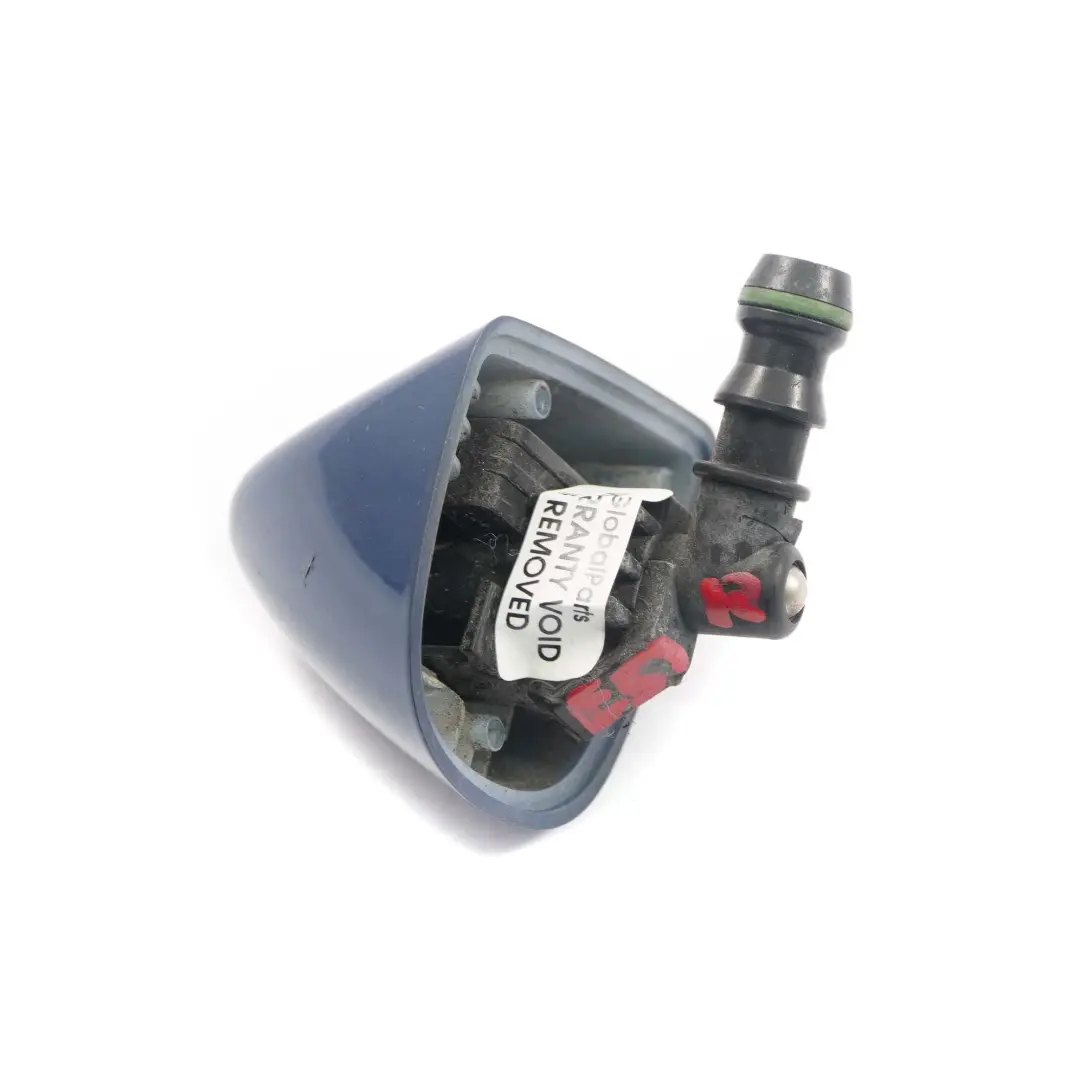 Head Lamp Clean Spray Nozzle Right O/S Topasblau Metallic 354 Blue to BMW X5 E53 with Part number 8252746 BMW X5 E53 Head Lamp Clean Spray Nozzle Right O/S Topasblau Metallic 354 Blue - SKU 8252746-TPB - Part number 8252746