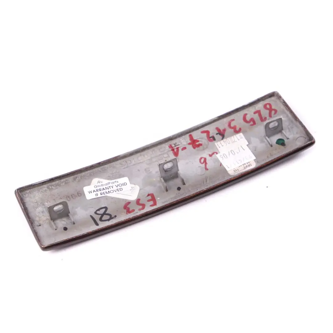BMW X5 E53 1 Zierleiste Abdeckung Dosenhalter hinten Pappelholz dunkel - SKU 8253127-1 - Teilenummer 8253127