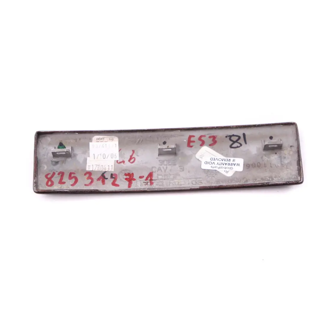 BMW X5 E53 1 Zierleiste Abdeckung Dosenhalter hinten Pappelholz dunkel - SKU 8253127-1 - Teilenummer 8253127