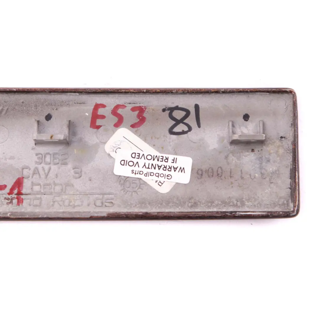 BMW X5 E53 1 Zierleiste Abdeckung Dosenhalter hinten Pappelholz dunkel - SKU 8253127-1 - Teilenummer 8253127