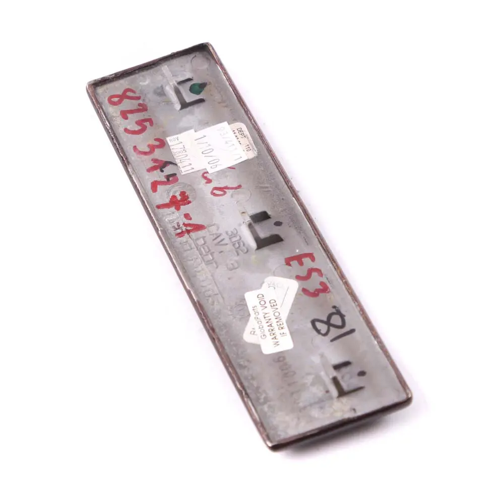 Decoración Tapa Cubre Lata Trasera Madera Álamo Oscuro para BMW X5 E53 1 con número de pieza 8253127 BMW X5 E53 1 Decoración Tapa Cubre Lata Trasera Madera Álamo Oscuro - SKU 8253127-1 - Número de pieza 8253127