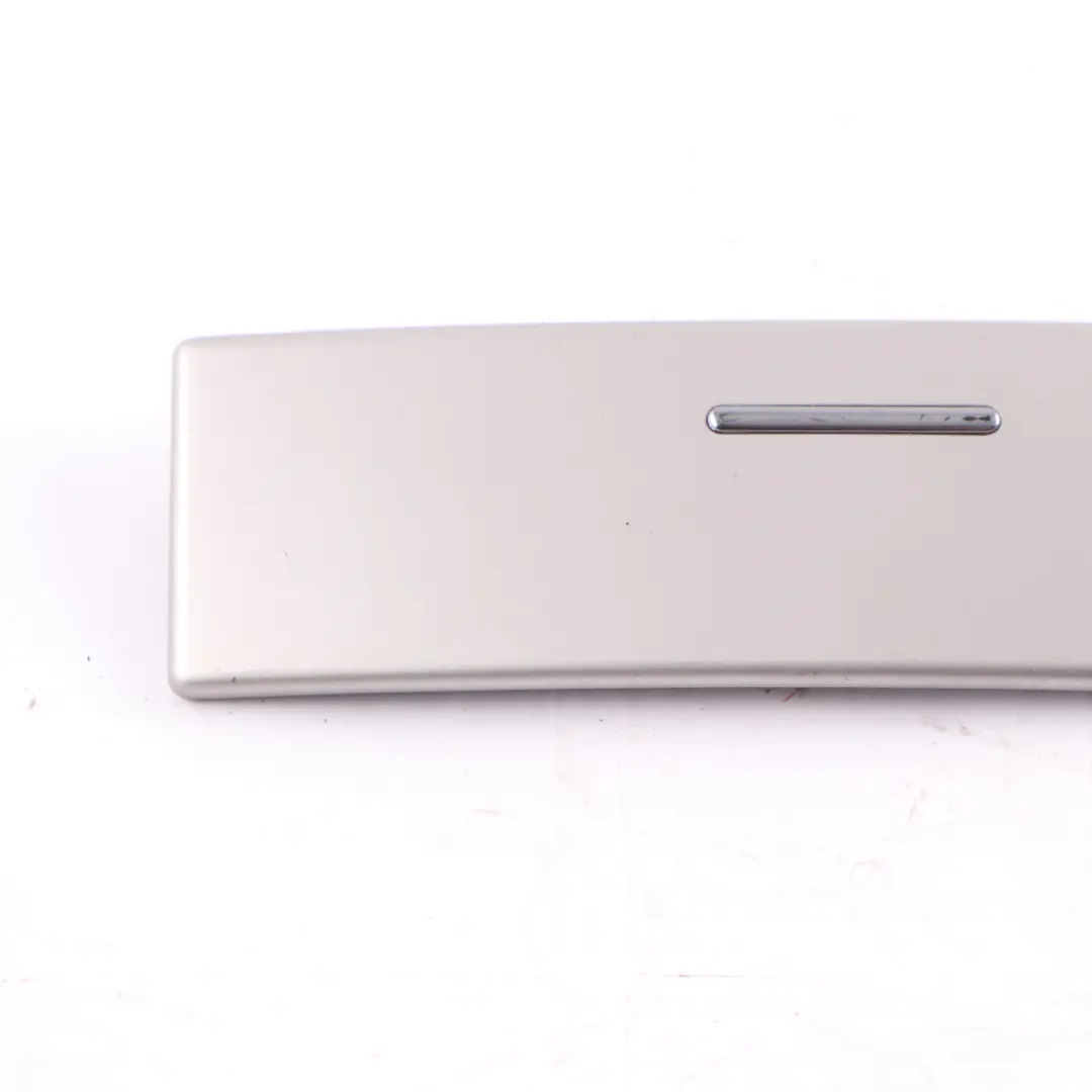 Centre Console Rear Cup Holder Tray Strip Trim Titan 2 Silver 8268655 to BMW X5 E53 with Part number 8253128 BMW X5 E53 Centre Console Rear Cup Holder Tray Strip Trim Titan 2 Silver 8268655 - SKU 8253128 - Part number 8253128
