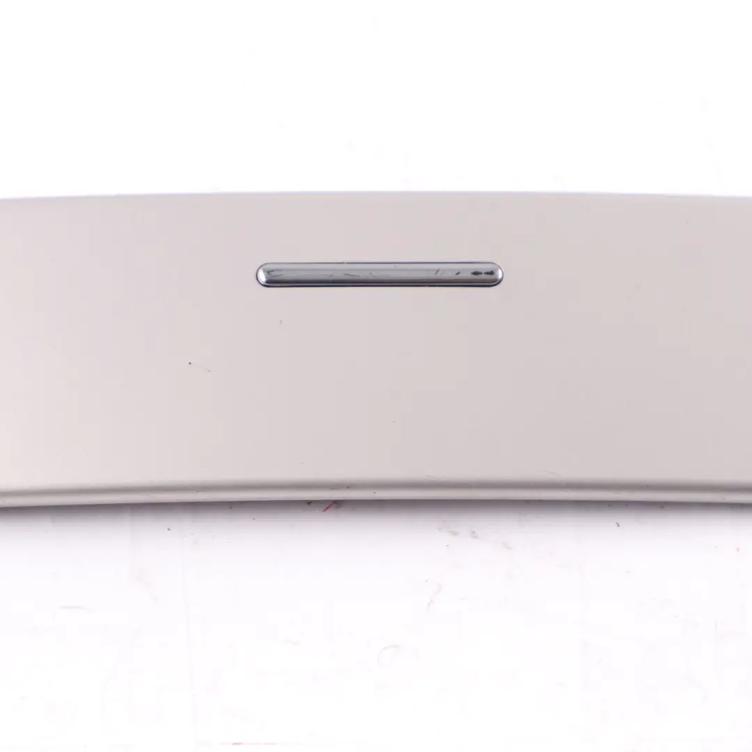 Centre Console Rear Cup Holder Tray Strip Trim Titan 2 Silver 8268655 to BMW X5 E53 with Part number 8253128 BMW X5 E53 Centre Console Rear Cup Holder Tray Strip Trim Titan 2 Silver 8268655 - SKU 8253128 - Part number 8253128