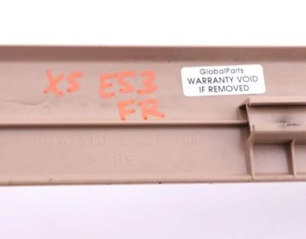 FRONT RIGHT ENTRANCE COVER KICK PLATE HELLBEIGE 2 BEIGE to BMW X Series E53 with Part number 51478254292 BMW X Series E53 FRONT RIGHT ENTRANCE COVER KICK PLATE HELLBEIGE 2 BEIGE - SKU 8254292 - Part number 51478254292