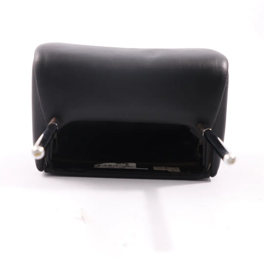 BMW E46 Convertible Asiento Trasero Izquierdo Derecho Reposacabezas Cuero Negro - SKU 8255032-1 - Número de pieza 8255032