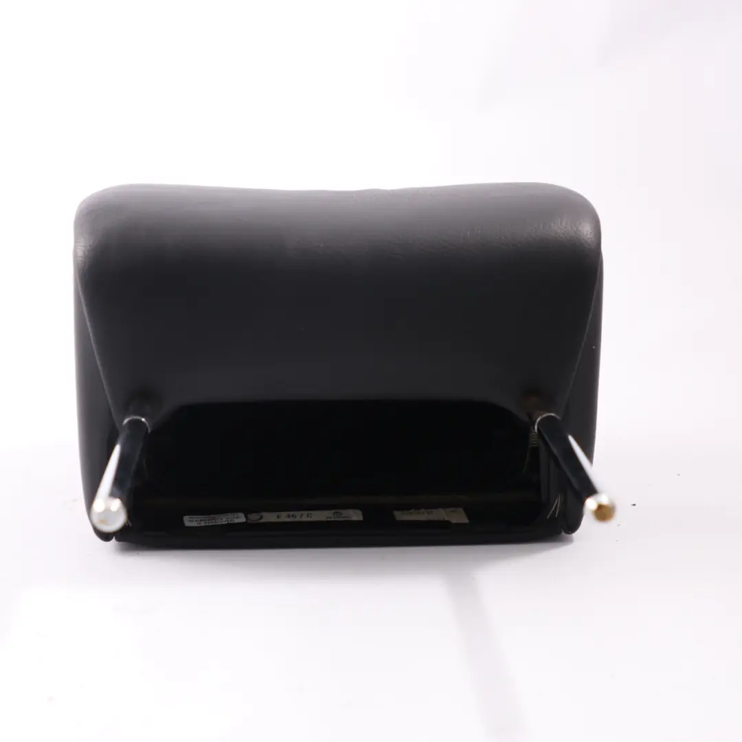 Left Right N/O/S Headrest Leather Black to BMW E46 Convertible Rear Seat with Part number 8255032 BMW E46 Convertible Rear Seat Left Right N/O/S Headrest Leather Black - SKU 8255032 - Part number 8255032