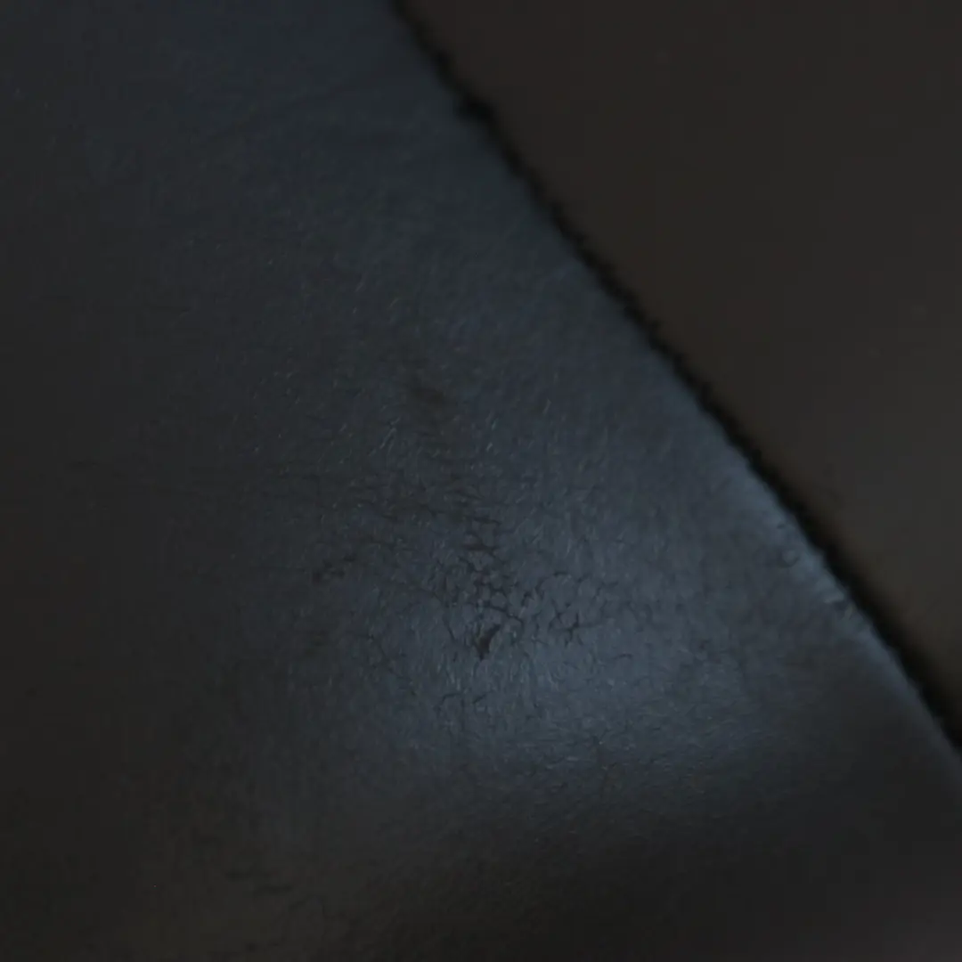 BMW E46 Cabrio Siège arrière Banquette Recouvrement Panneau Cuir Montana Noir - SKU 8255047 - Numéro de pièce 8255047