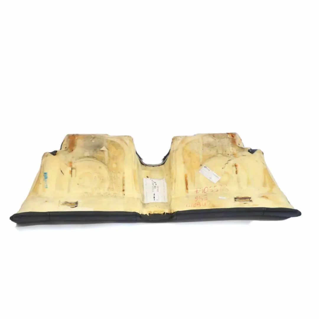 BMW E46 Cabrio Siège arrière Banquette Recouvrement Panneau Cuir Montana Noir - SKU 8255047 - Numéro de pièce 8255047