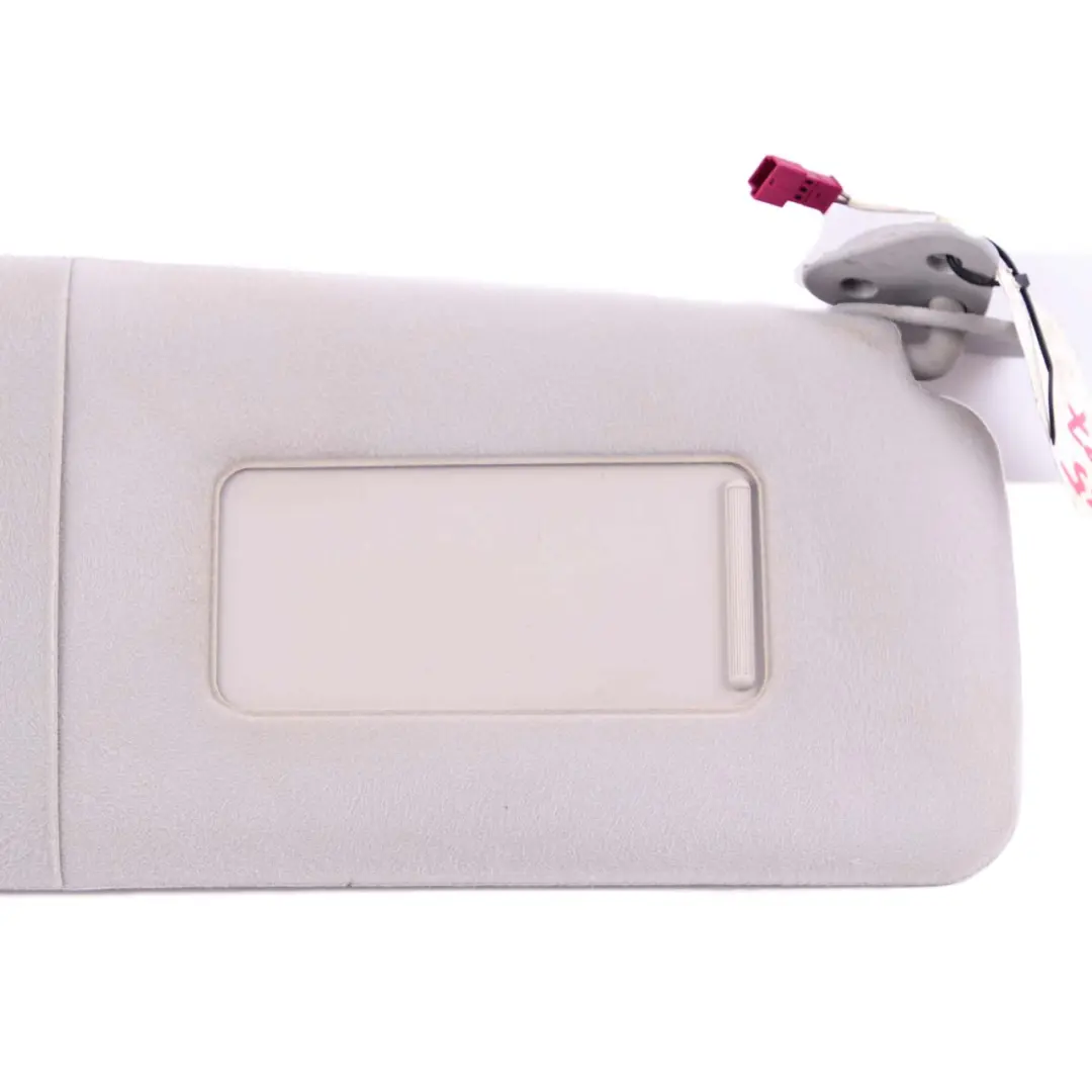 Sun Visor with Mirror Hellgrau Grey Right O/S to BMW X5 Series E53 with Part number 8255086 BMW X5 Series E53 Sun Visor with Mirror Hellgrau Grey Right O/S - SKU 8255086 - Part number 8255086