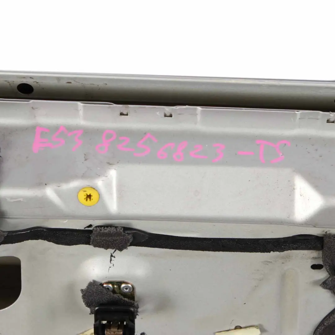 Door Front Left N/S Titansilber Titan Silver Metallic - 354 to BMW X5 E53 with Part number 8256823 BMW X5 E53 Door Front Left N/S Titansilber Titan Silver Metallic - 354 - SKU 8256823-TS - Part number 8256823