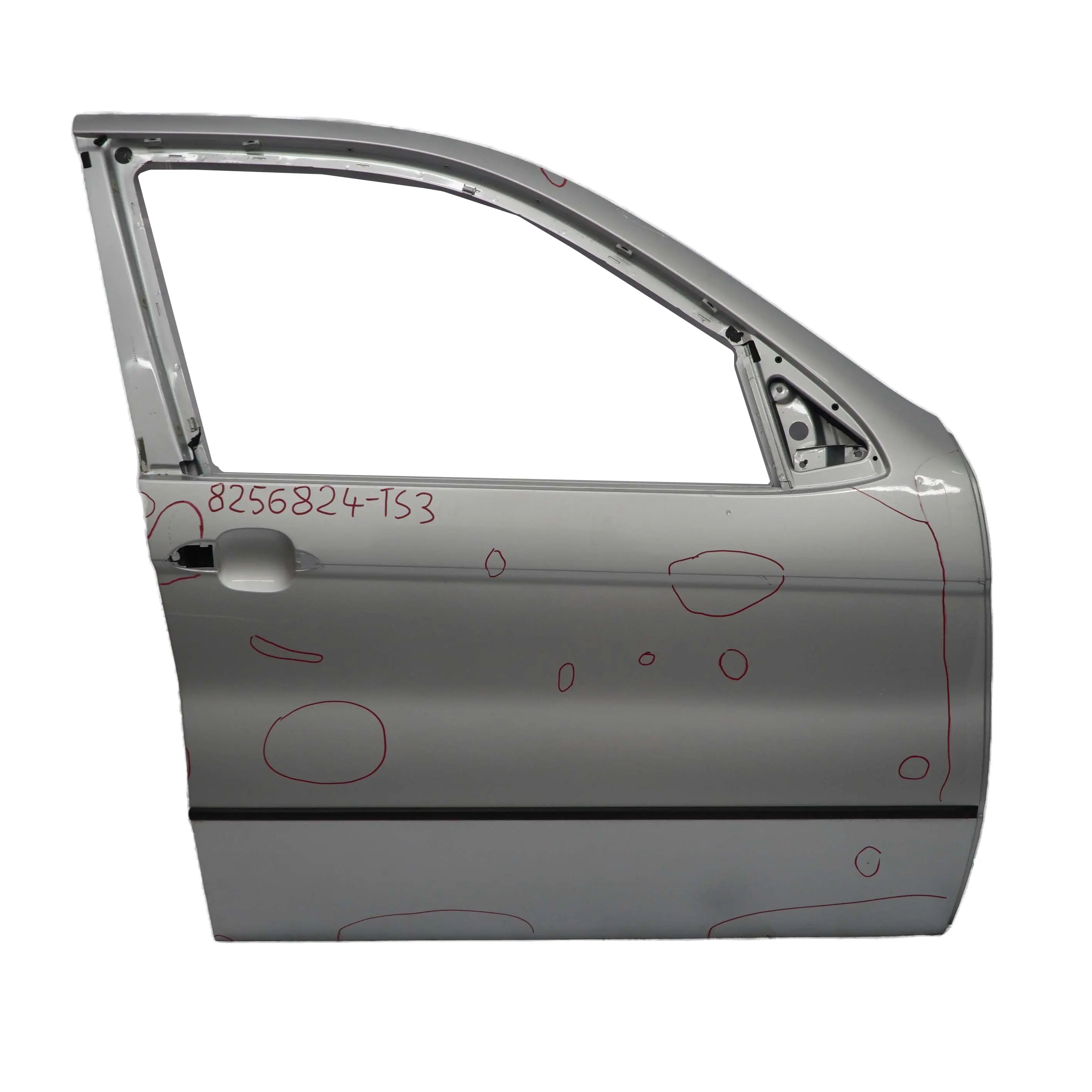 Porta Anteriore Destra O/S BMW X5 E53 Titansilber Titan Silver Metallic - 354