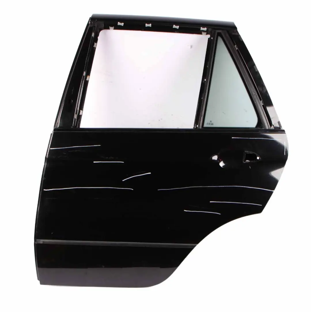 Door Rear Left N/S Black Sapphire Metallic - 475 to BMW X5 E53 with Part number 8256827 BMW X5 E53 Door Rear Left N/S Black Sapphire Metallic - 475 - SKU 8256827-BS - Part number 8256827