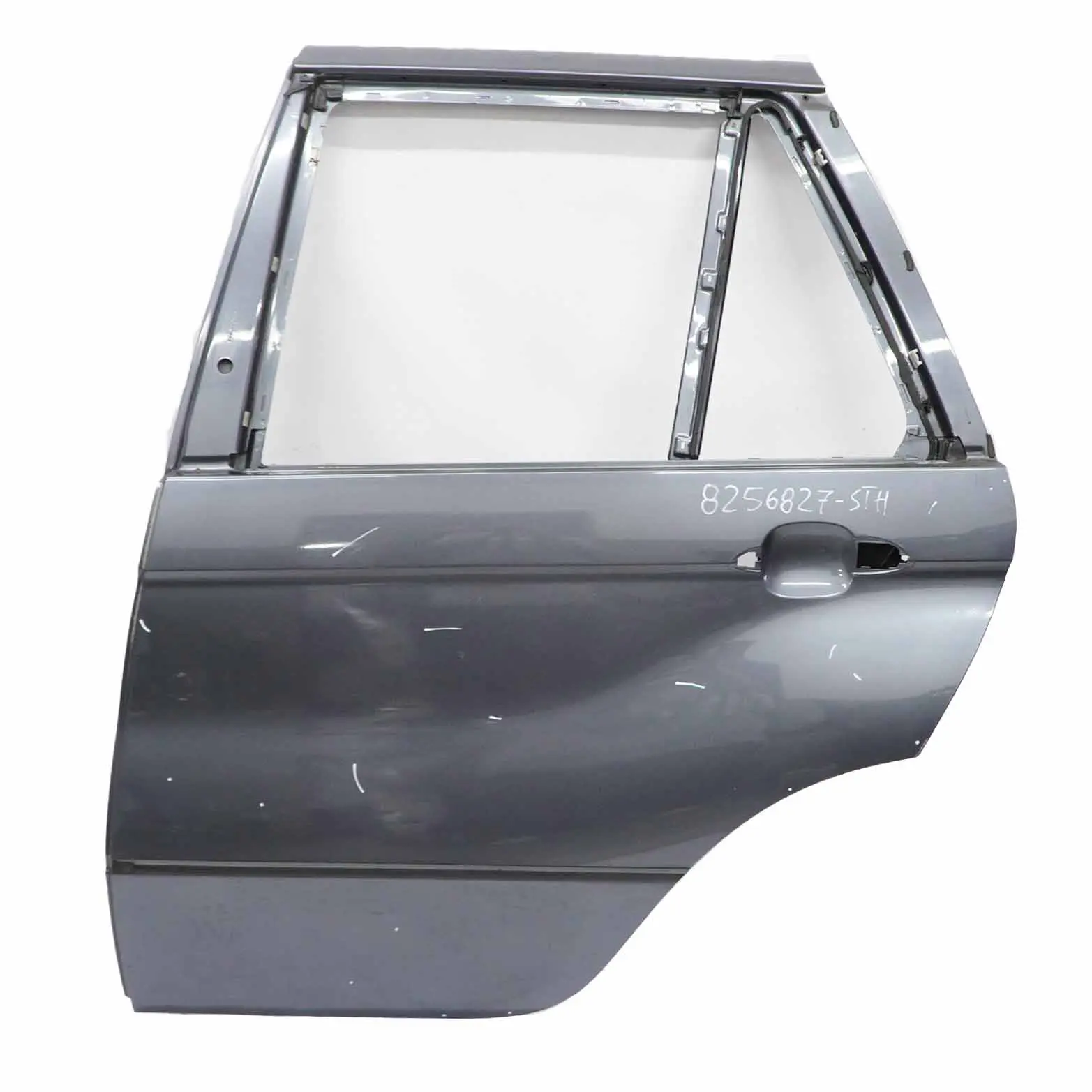 BMW X5 E53 Cote Conducteur Porte Arriere Gauche Gris Acier Metallique - 400