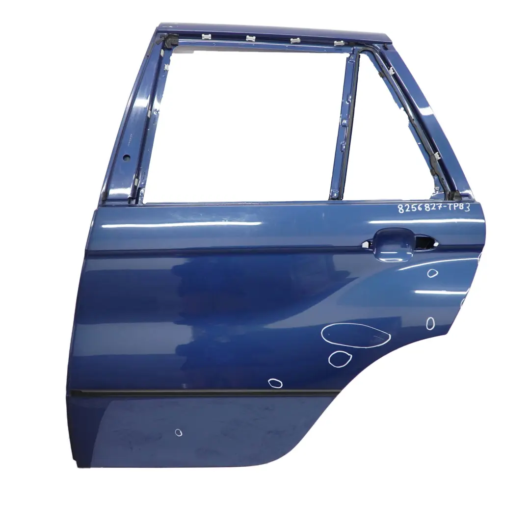 *BMW X5 er E53 Tür Hinten Links Topasblau Topas Blau Metallic - 364 für mit Teilenummer 8256827 *BMW X5 er E53 Tür Hinten Links Topasblau Topas Blau Metallic - 364 - SKU 8256827-TPB3 - Teilenummer 8256827