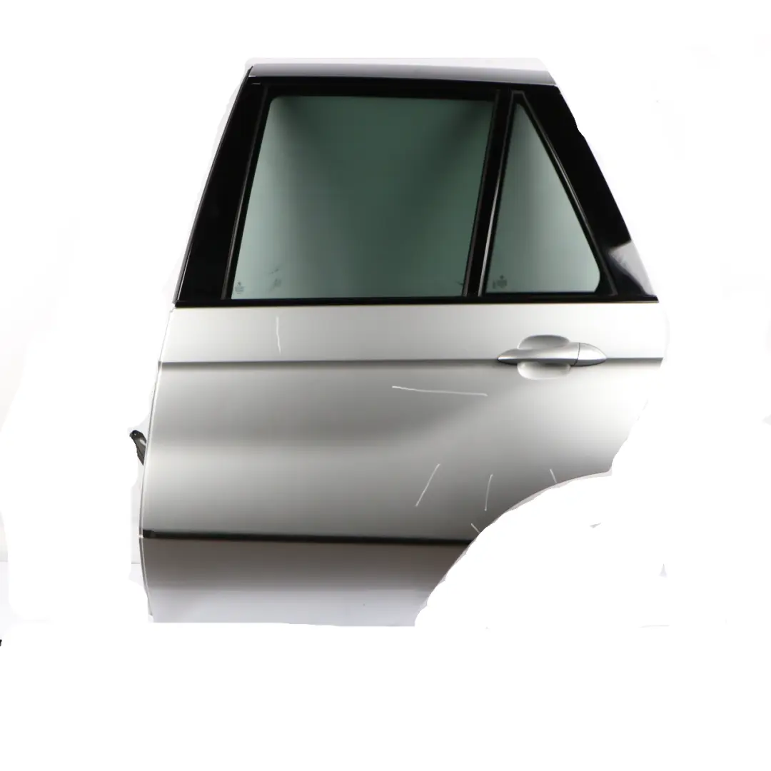 Door Rear Left N/S Titansilber Titan Silver Metallic - 354 to BMW X5 E53 with Part number 8256827 BMW X5 E53 Door Rear Left N/S Titansilber Titan Silver Metallic - 354 - SKU 8256827-TS10 - Part number 8256827