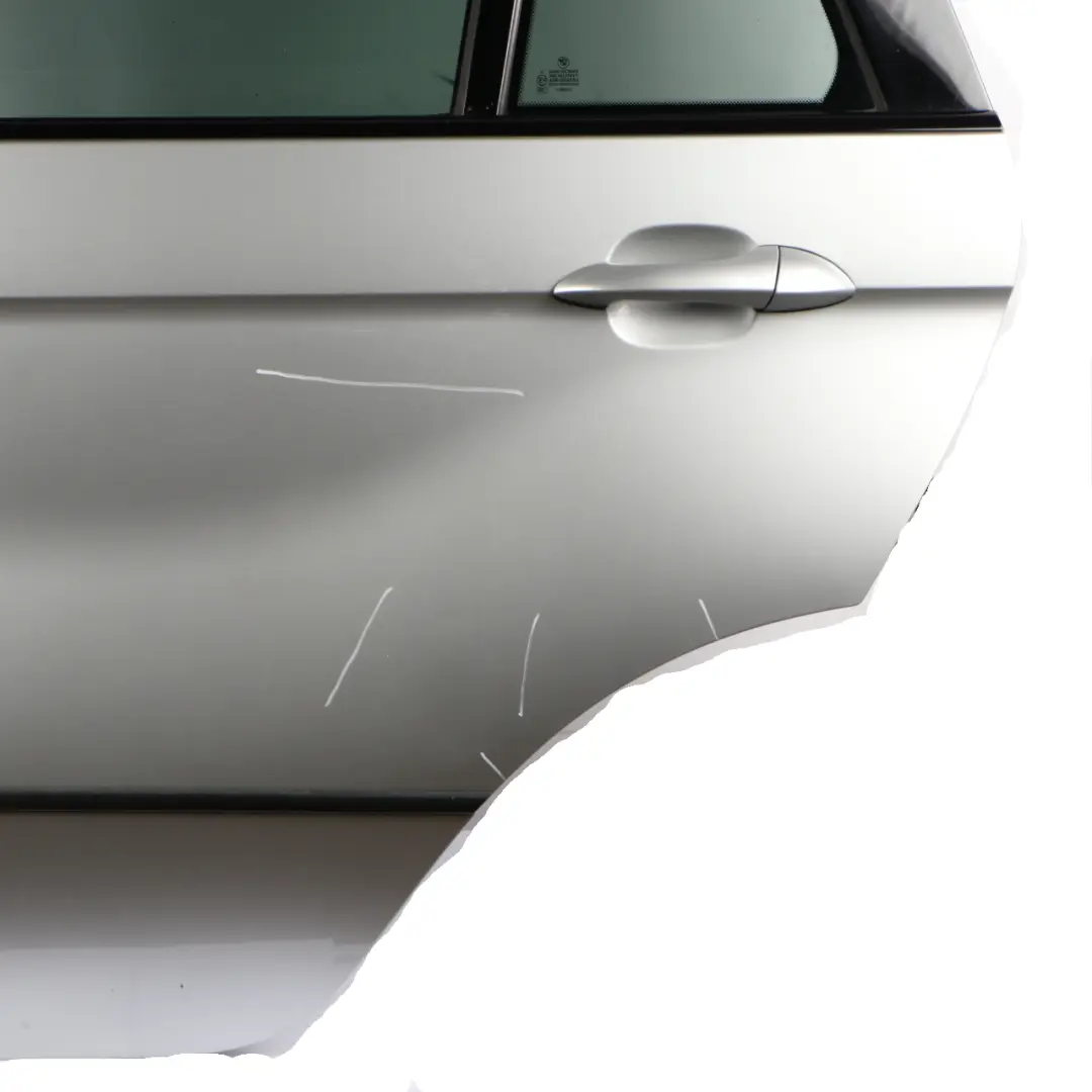 BMW X5 E53 Door Rear Left N/S Titansilber Titan Silver Metallic - 354 - SKU 8256827-TS10 - Part number 8256827