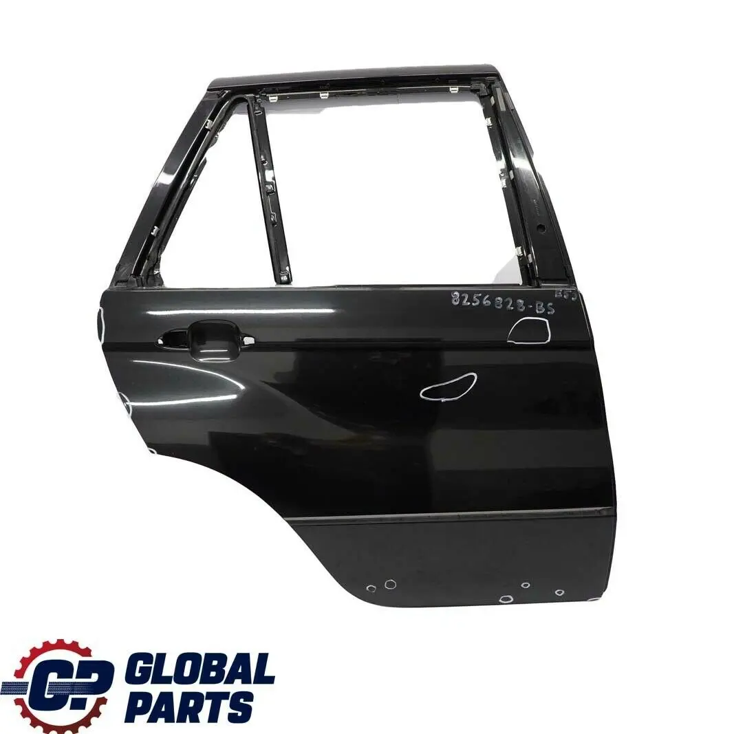 BMW X5 er E53 Beifahrer Tür Hinten Rechts Black Sapphire Schwarz Metallic 475 - SKU 8256828-BS - Teilenummer 8256828