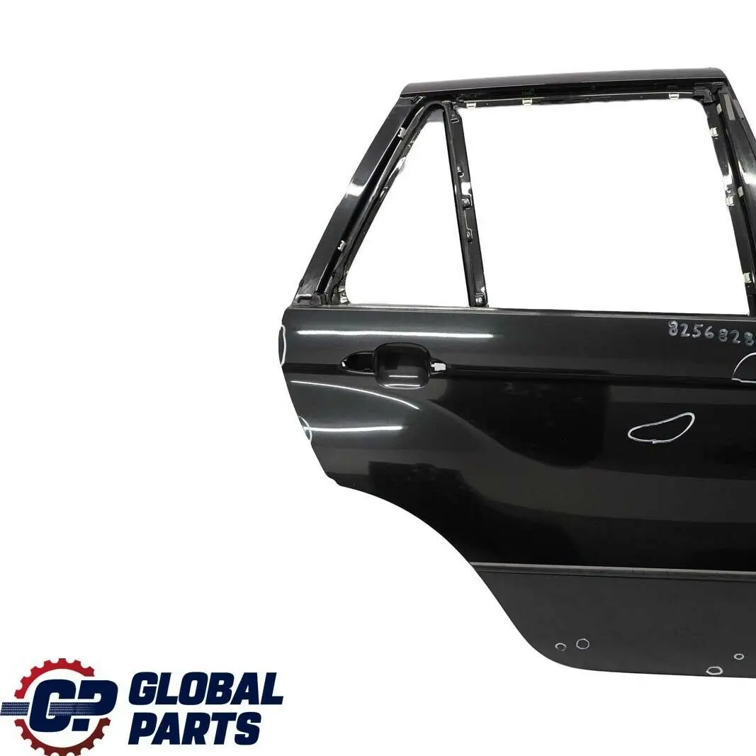 Door Rear Right O/S Black Sapphire Metallic - 475 to BMW X5 Series E53 with Part number 8256828 BMW X5 Series E53 Door Rear Right O/S Black Sapphire Metallic - 475 - SKU 8256828-BS - Part number 8256828