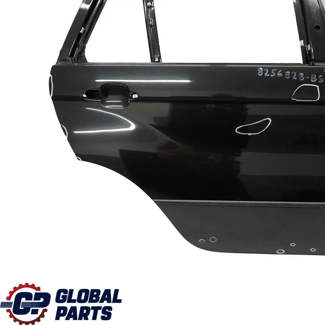 BMW X5 E53 Porte Arriere Droite Noir Sapphire Noir Metallique 475 - SKU 8256828-BS - Numéro de pièce 8256828
