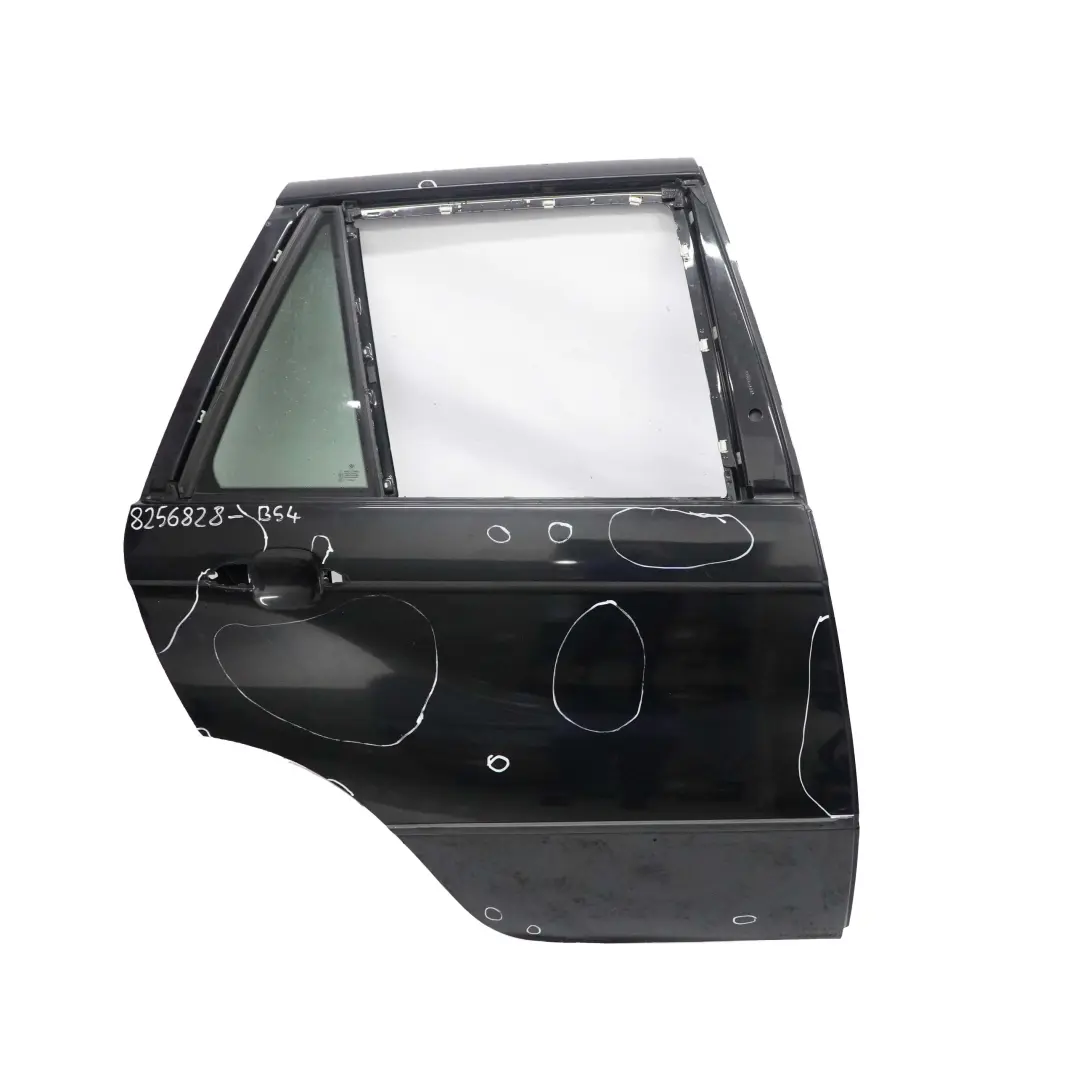Door Rear Right O/S Black Sapphire Metallic - 475 to BMW X5 SERIES 4 E53 with Part number 8256828 BMW X5 SERIES 4 E53 Door Rear Right O/S Black Sapphire Metallic - 475 - SKU 8256828-BS4 - Part number 8256828