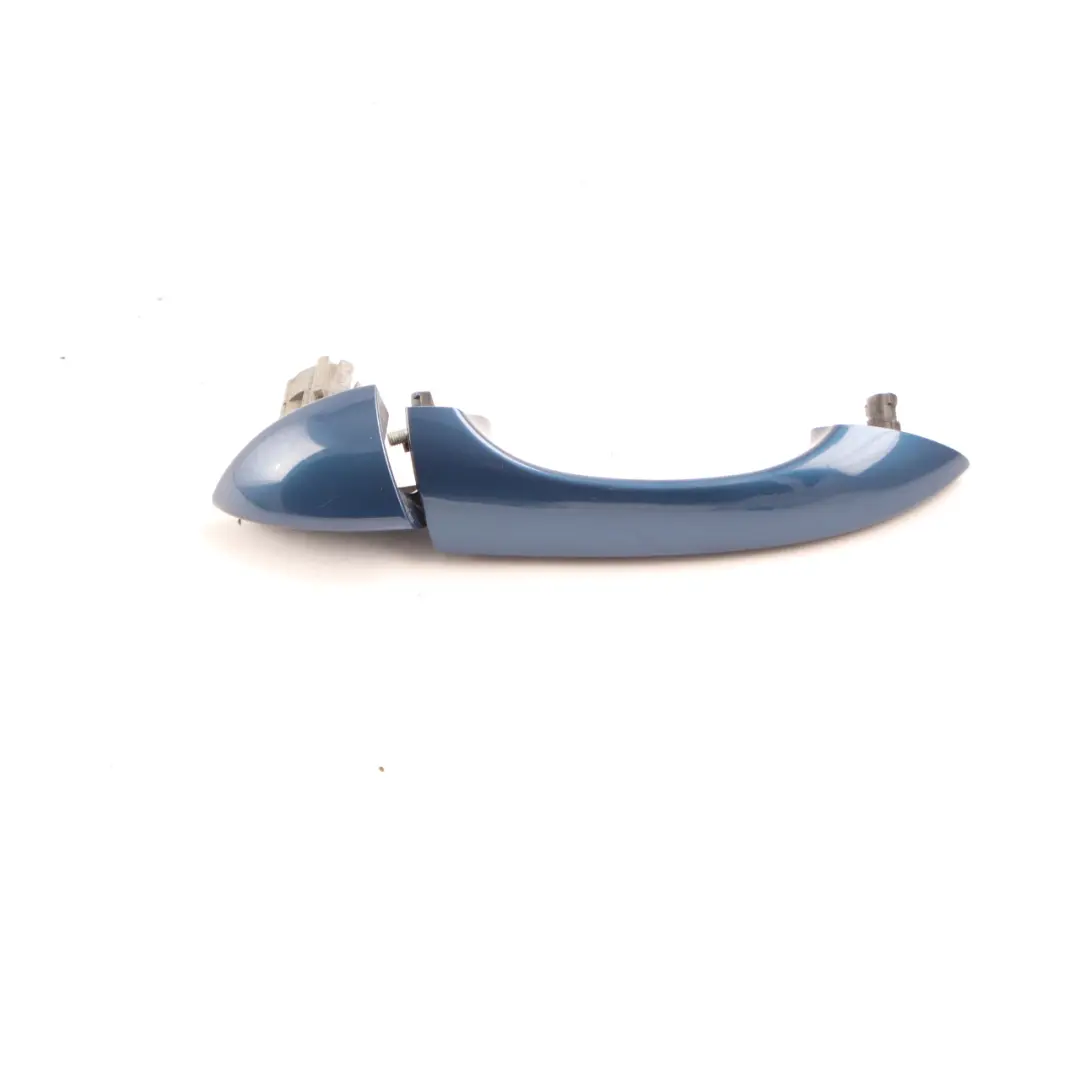 Handle Grab Front Rear Right Door O/S Topasblau Topaz Blue Blau to BMW X5 E53 with Part number 8257738 BMW X5 E53 Handle Grab Front Rear Right Door O/S Topasblau Topaz Blue Blau - SKU 8257738-TPB - Part number 8257738