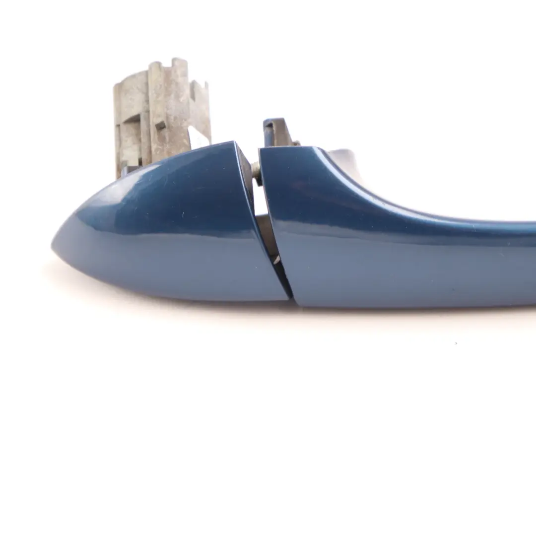 Handle Grab Front Rear Right Door O/S Topasblau Topaz Blue Blau to BMW X5 E53 with Part number 8257738 BMW X5 E53 Handle Grab Front Rear Right Door O/S Topasblau Topaz Blue Blau - SKU 8257738-TPB - Part number 8257738
