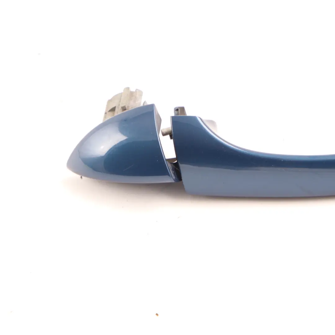 Handle Grab Front Rear Right Door O/S Topasblau Topaz Blue Blau to BMW X5 E53 with Part number 8257738 BMW X5 E53 Handle Grab Front Rear Right Door O/S Topasblau Topaz Blue Blau - SKU 8257738-TPB - Part number 8257738