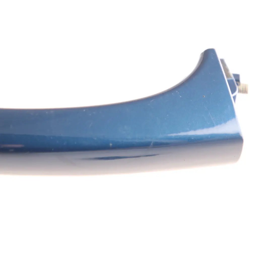 Handle Grab Front Rear Right Door O/S Topasblau Topaz Blue Blau to BMW X5 E53 with Part number 8257738 BMW X5 E53 Handle Grab Front Rear Right Door O/S Topasblau Topaz Blue Blau - SKU 8257738-TPB - Part number 8257738