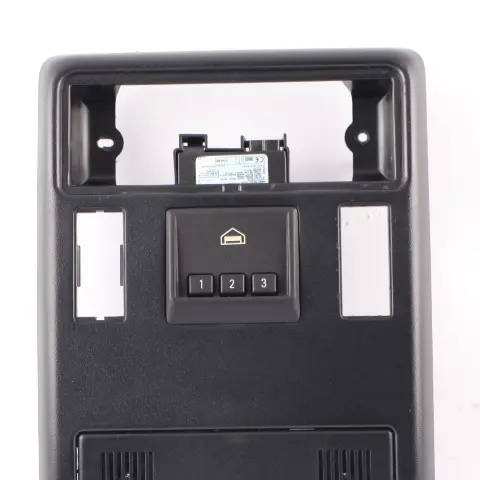 Bouton d'interrupteur panneau d'eclairage interieur avant toit Noir pour BMW X5 E53 à propos du numéro de pièce 8258061 BMW X5 E53 Bouton d'interrupteur panneau d'eclairage interieur avant toit Noir - SKU 8258057-3 - Numéro de pièce 8258061