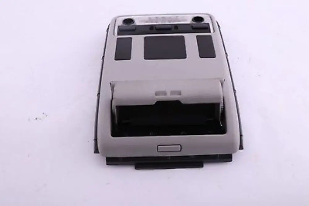 Front Interior Roof Light Panel Sunglasses Holder Hellgrau to BMW X5 Series E53 with Part number 8258058 BMW X5 Series E53 Front Interior Roof Light Panel Sunglasses Holder Hellgrau - SKU 8258058 - Part number 8258058
