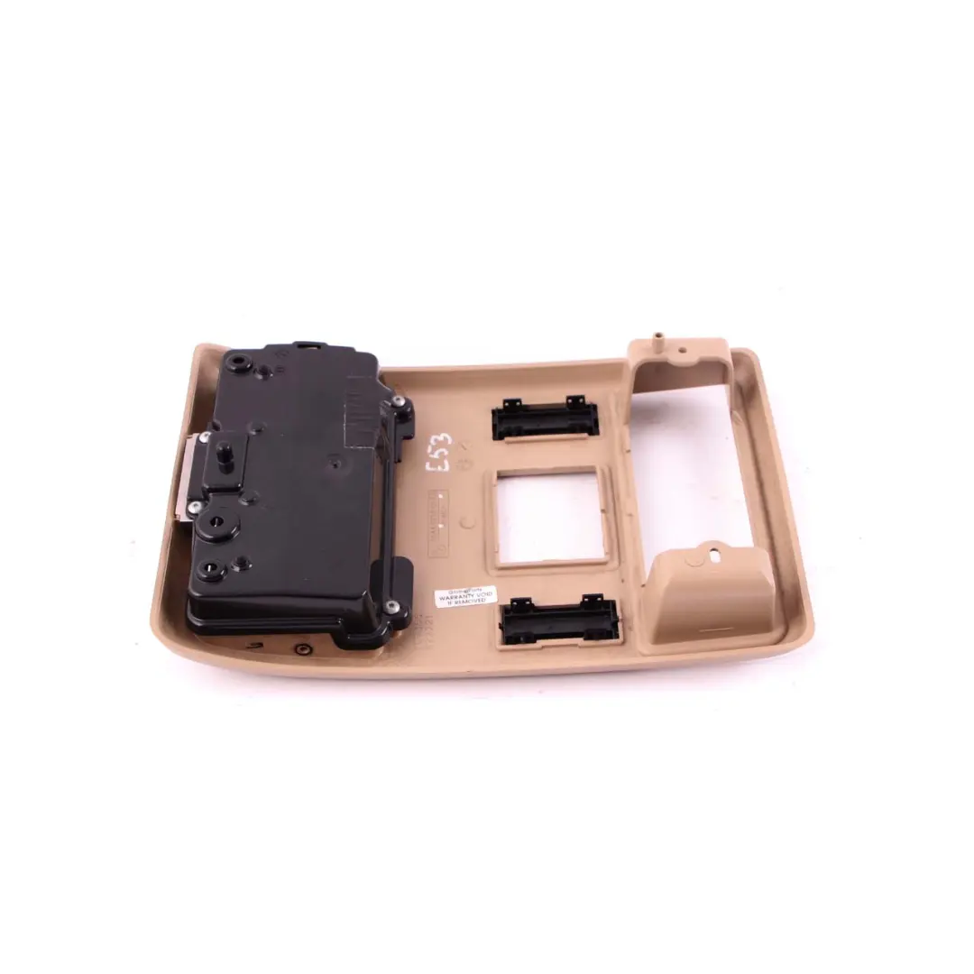 Front Interior Roof Light Panel Sunglasses Holder Hell Beige 8258057 to BMW X5 E53 with Part number 8258059 BMW X5 E53 Front Interior Roof Light Panel Sunglasses Holder Hell Beige 8258057 - SKU 8258059 - Part number 8258059