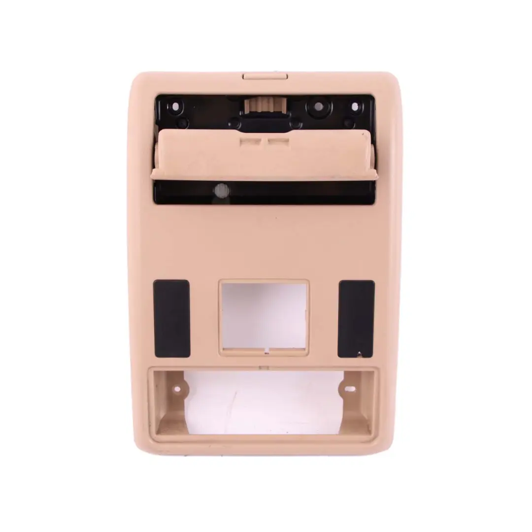 Front Interior Roof Light Panel Sunglasses Holder Hell Beige 8258057 to BMW X5 E53 with Part number 8258059 BMW X5 E53 Front Interior Roof Light Panel Sunglasses Holder Hell Beige 8258057 - SKU 8258059 - Part number 8258059