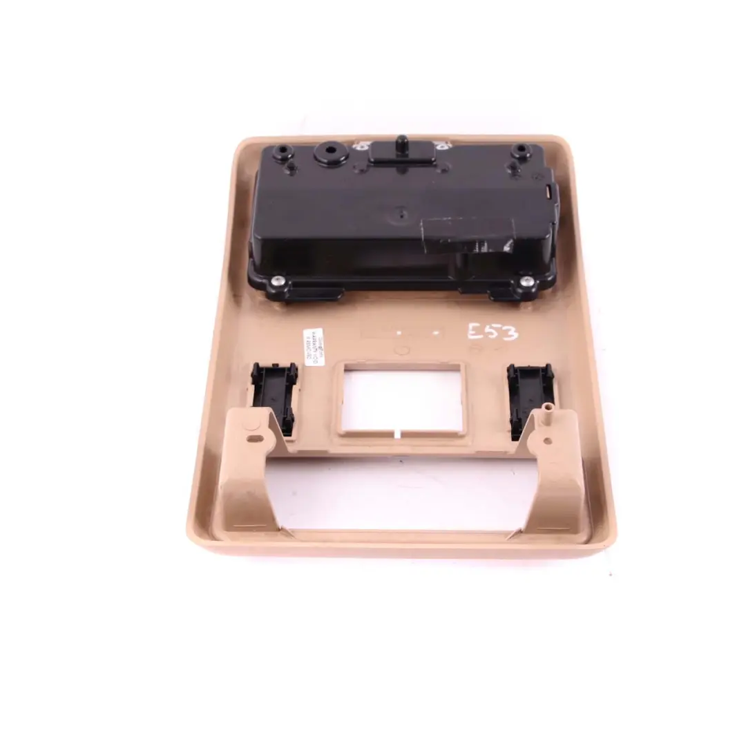 BMW X5 Series E53 Front Interior Roof Light Panel Sunglasses Holder Hell Beige - SKU 8258059 - Part number 8258059