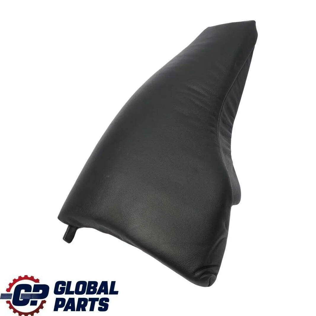 BMW E46 Touring Sedile Posteriore Destro Pannello Finitura Laterale Pelle Nera