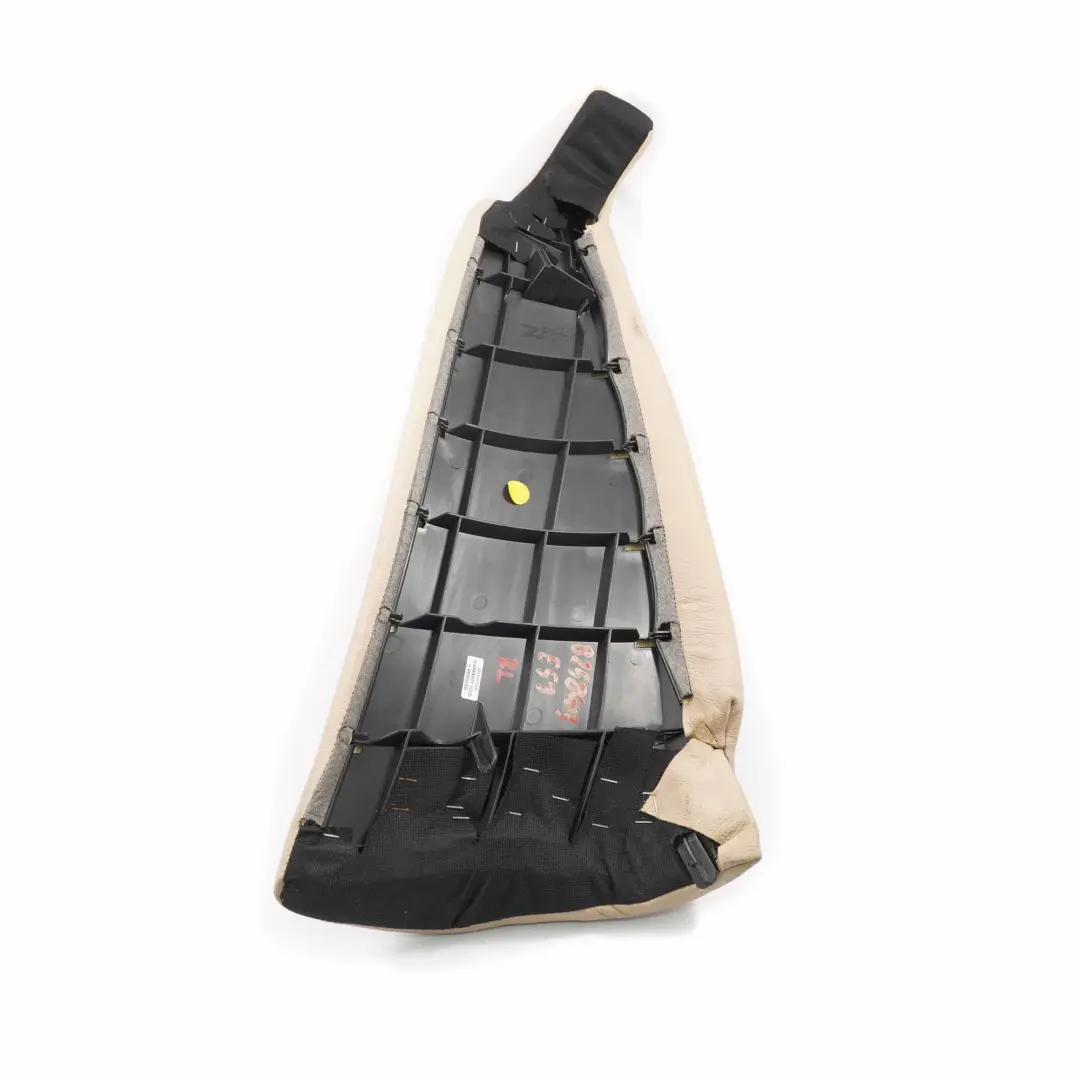 Beige Cuero Asiento Lateral Panel Tapa Trasera Izquierda para BMW E53 con número de pieza 8258403 BMW E53 Beige Cuero Asiento Lateral Panel Tapa Trasera Izquierda - SKU 8258403 - Número de pieza 8258403