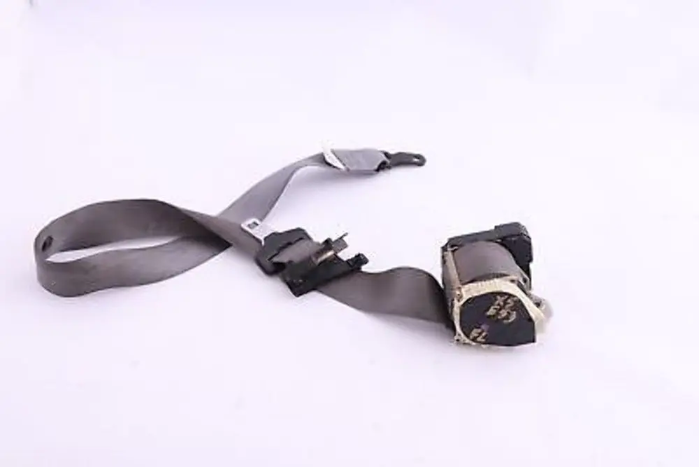 BMW X5 E53 Upper Belt With Force Limiter Front Left N/S Grau Grey - SKU 8258973 - Part number 8258973