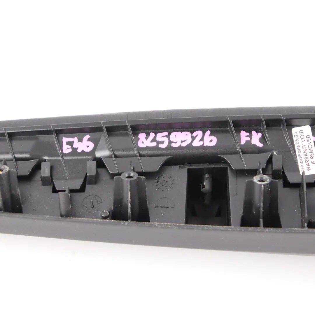 Armrest Door Trim Panel Front Right O/S Black 8241094 to BMW E46 Coupe Convertible with Part number 8259926 BMW E46 Coupe Convertible Armrest Door Trim Panel Front Right O/S Black 8241094 - SKU 8259926 - Part number 8259926