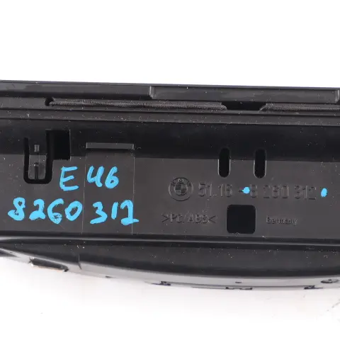 BMW 3 Series E46 Dash Console Oddments Storage Sunglasses Spectacles Tray Black - SKU 8260312 - Part number 8260312