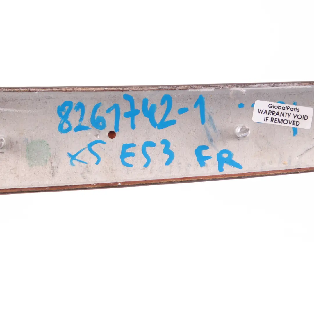 BMW X5 E53 Door Card Strip Trim Front Right O/S Poplar Wood Dunkel Dark - SKU 8261742-1 - Part number 8261742