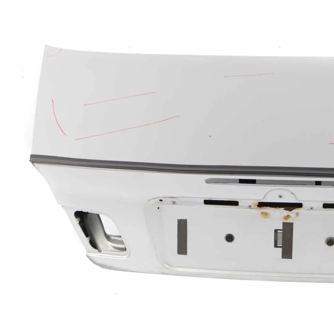 Trunk Boot Lid Tailgate Titansilber Silver Metallic - 354 to BMW E46 Convertible with Part number 8262029 BMW E46 Convertible Trunk Boot Lid Tailgate Titansilber Silver Metallic - 354 - SKU 8262029-TS - Part number 8262029