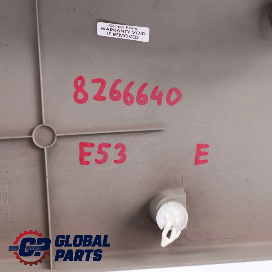 BMW E53 X5 Osłona Obudowa Klapy Bagażnika Zieleń - SKU 8266640 - Numer Części 8266640