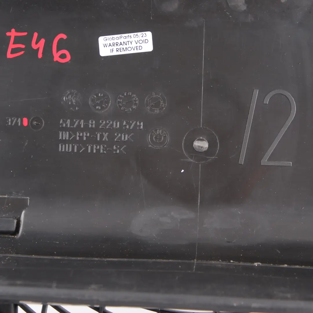 Front Radiator Slam Panel Support Air Intake Duct to BMW E46 Coupe Cabrio with Part number 8268371 BMW E46 Coupe Cabrio Front Radiator Slam Panel Support Air Intake Duct - SKU 8268371 - Part number 8268371