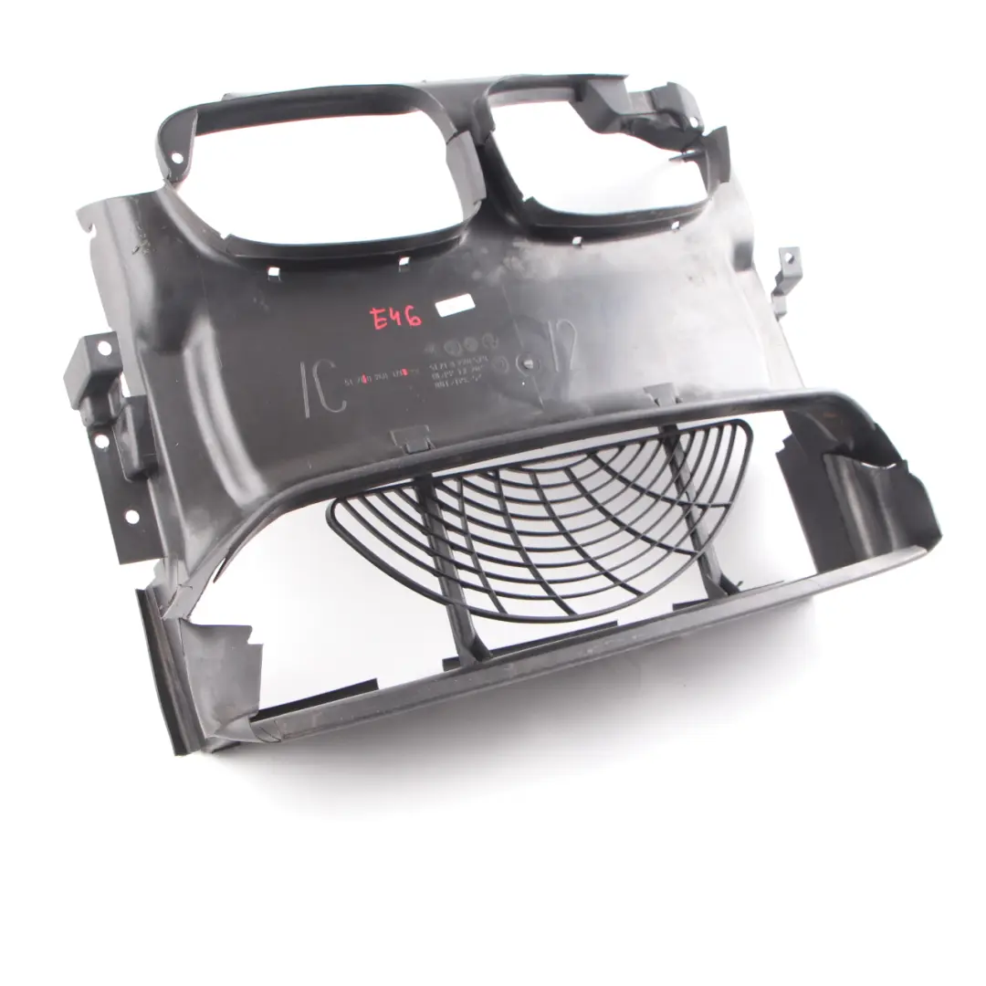 Front Radiator Slam Panel Support Air Intake Duct to BMW E46 Coupe Cabrio with Part number 8268371 BMW E46 Coupe Cabrio Front Radiator Slam Panel Support Air Intake Duct - SKU 8268371 - Part number 8268371