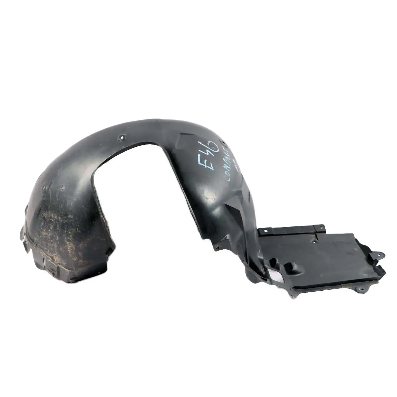 BMW 3 E46 Compact Front Right O/S Wheel Arch Mud Flap Housing Cover 8269084