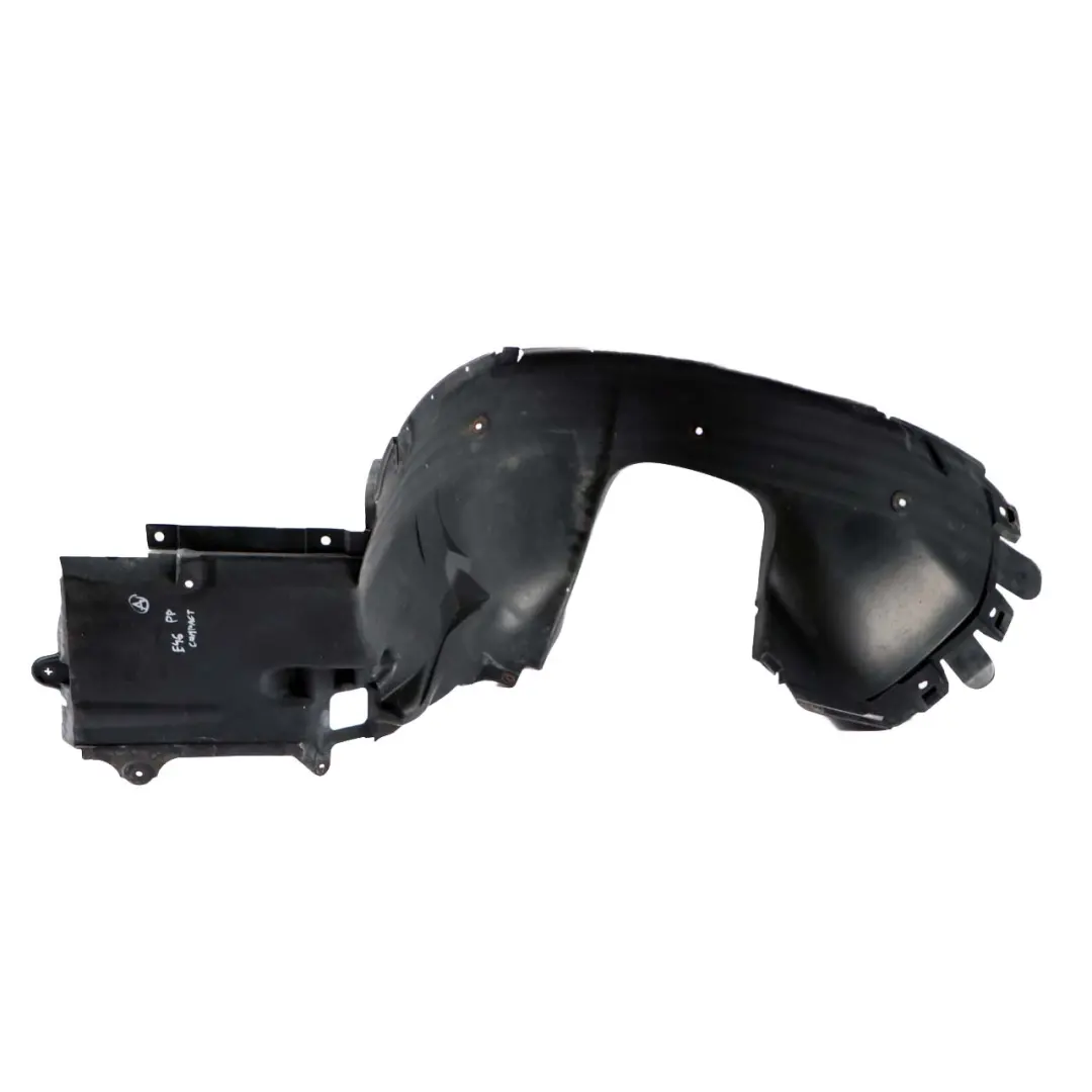 Front Right O/S Wheel Arch Mud Flap Housing Cover to BMW 3 E46 Compact with Part number 8269084 BMW 3 E46 Compact Front Right O/S Wheel Arch Mud Flap Housing Cover - SKU 8269084 - Part number 8269084