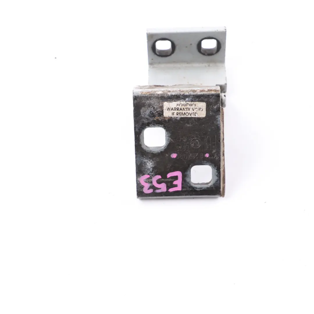 Door Hinge Front Left N/S Upper Titan Silver Metallic - 354 8265149 to BMW E53 with Part number 8269823 BMW E53 Door Hinge Front Left N/S Upper Titan Silver Metallic - 354 8265149 - SKU 8269823-TS - Part number 8269823