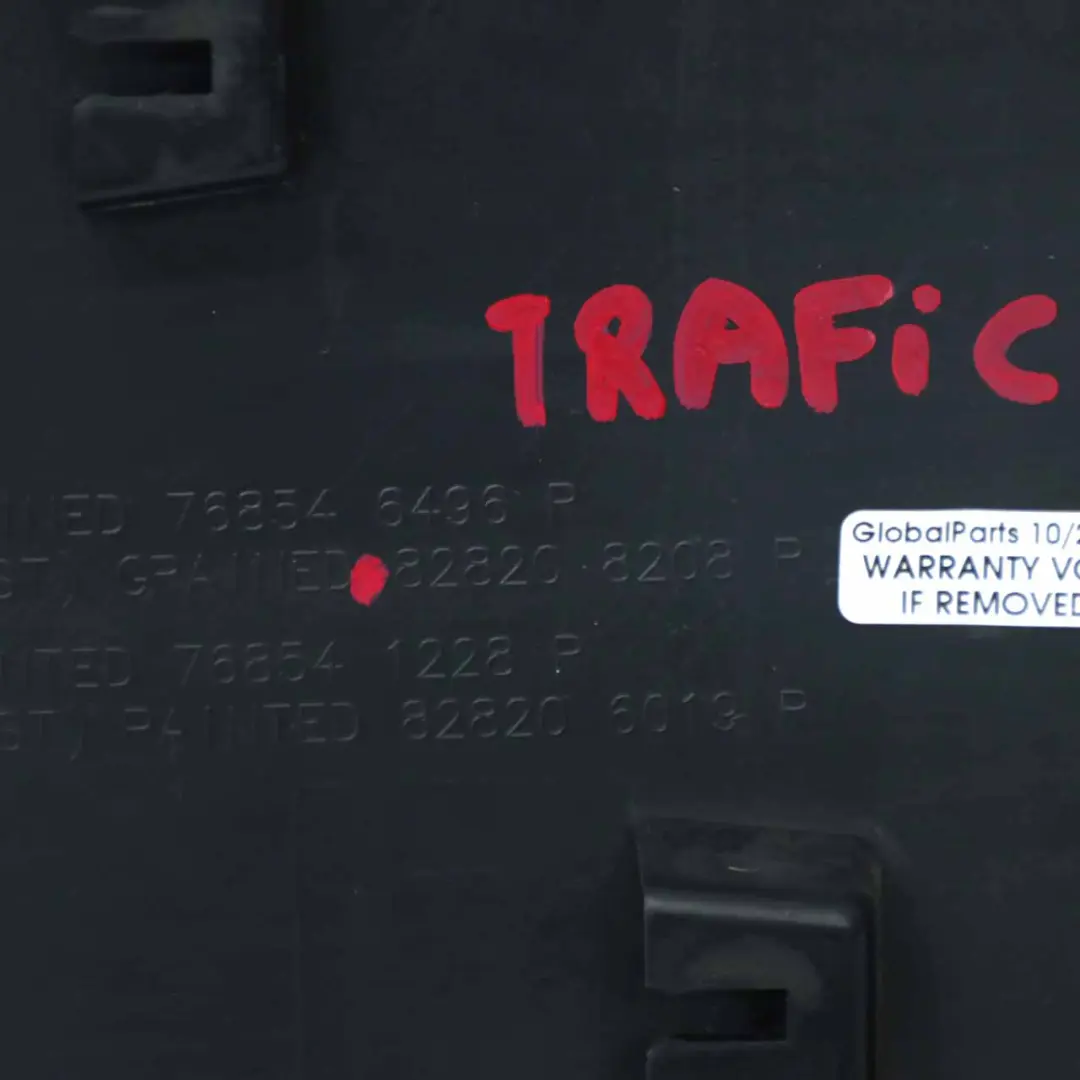 Schiebetür Leiste Seite rechts Zierleiste Abdeckung für Renault Trafic mit Teilenummer 828208208R Renault Trafic Schiebetür Leiste Seite rechts Zierleiste Abdeckung - SKU 828208208R - Teilenummer 828208208R