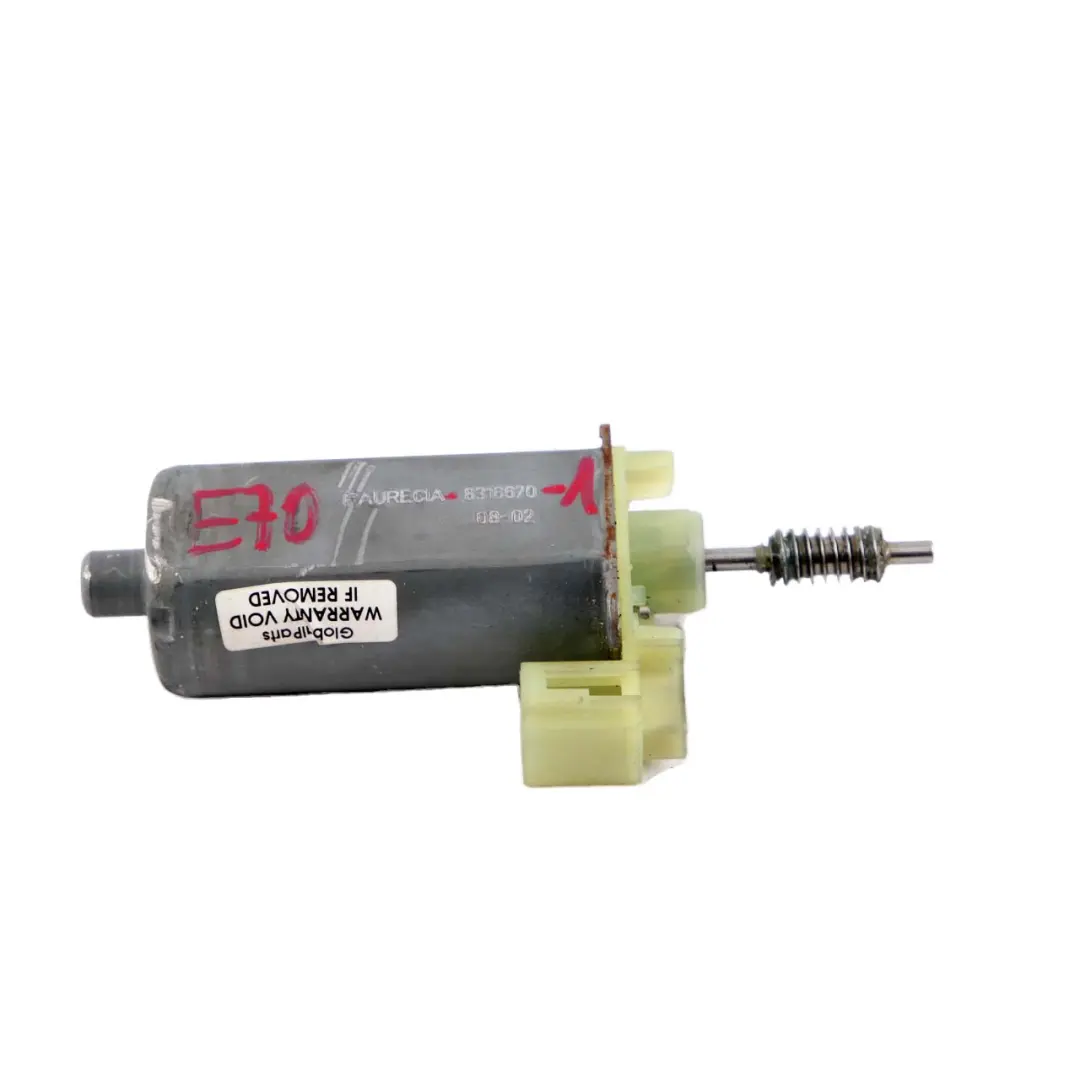 BMW 5 7 X5 X6 E60 E65 E70 Front Seat Backrest Adjustment Drive Motor - SKU 8316670-1 - Part number 8316670