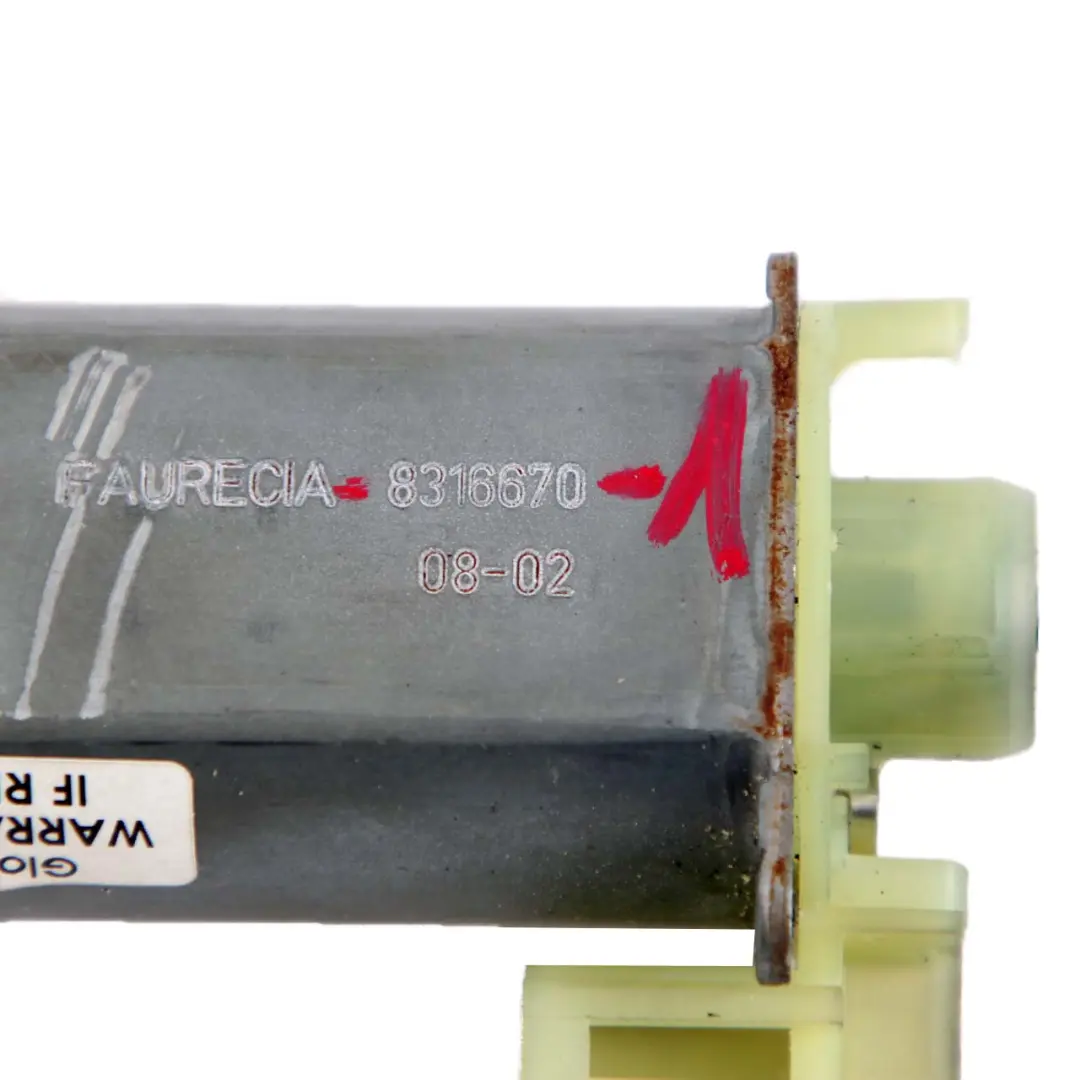 BMW E60 E65 E70 Motor accionamiento ajuste respaldo asiento delantero - SKU 8316670-1 - Número de pieza 8316670