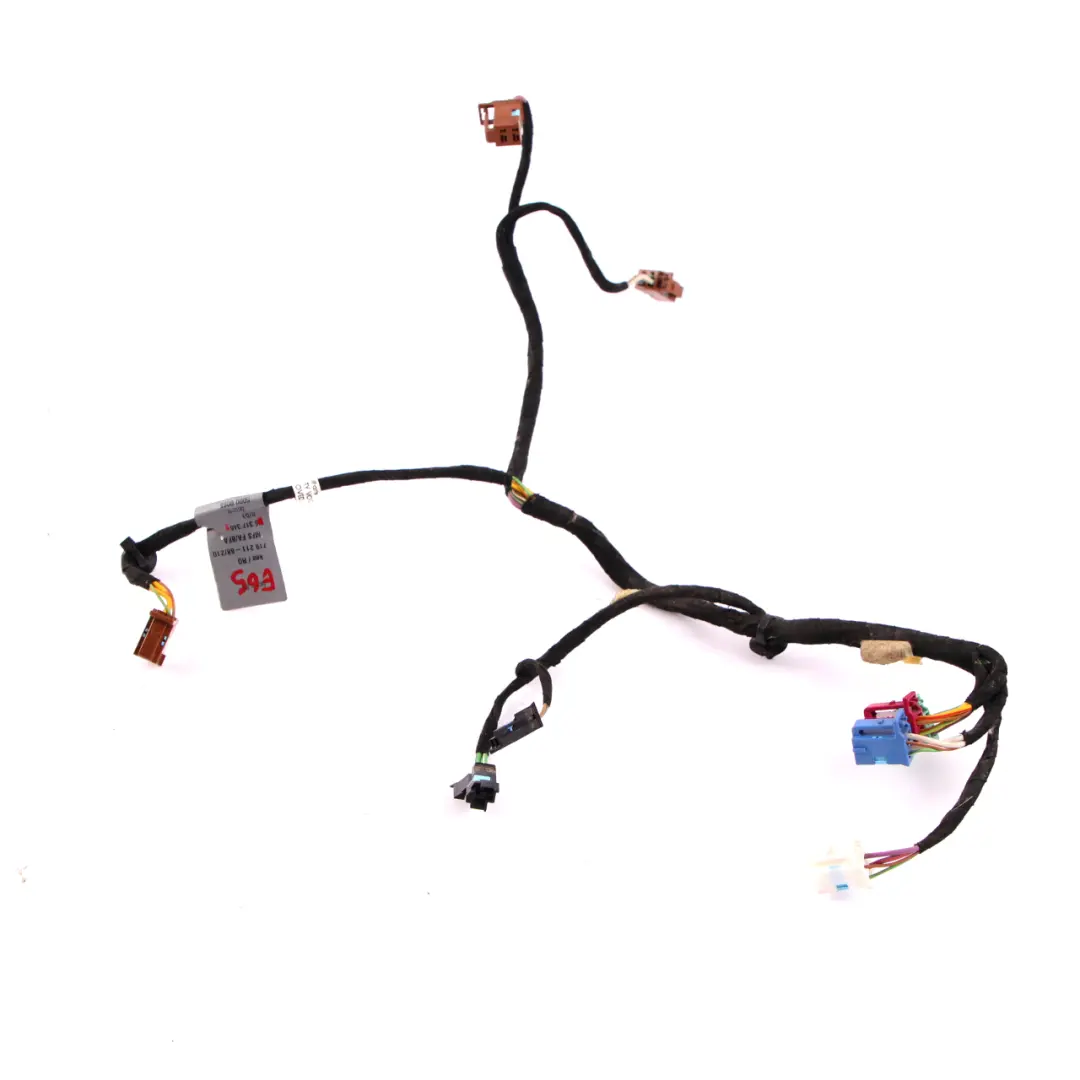 Front Seat Cable Harness Wiring Loom Plug Connector Socket to BMW E65 with Part number 8317346 BMW E65 Front Seat Cable Harness Wiring Loom Plug Connector Socket - SKU 8317346 - Part number 8317346
